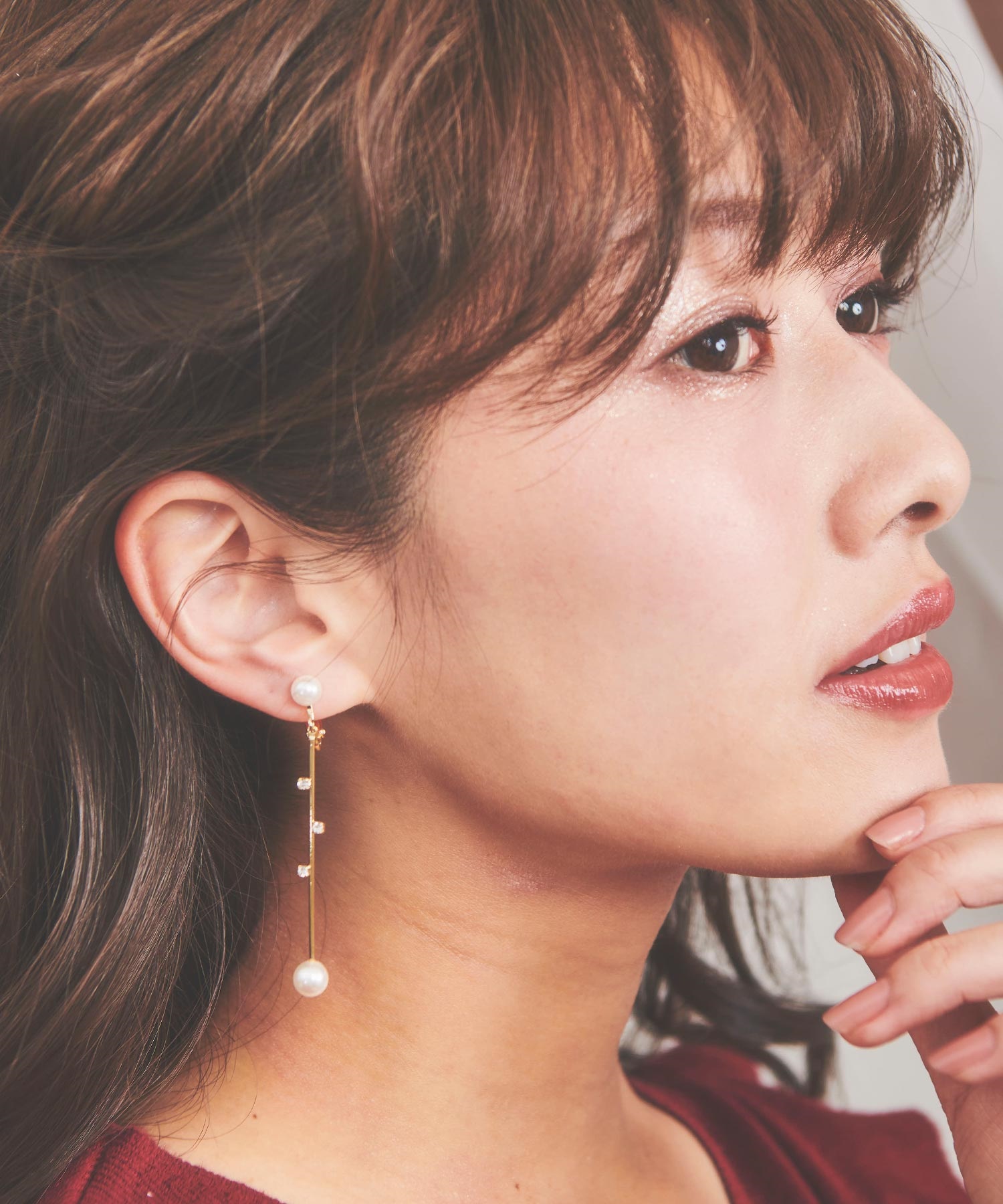 ビジュースティックイヤリング