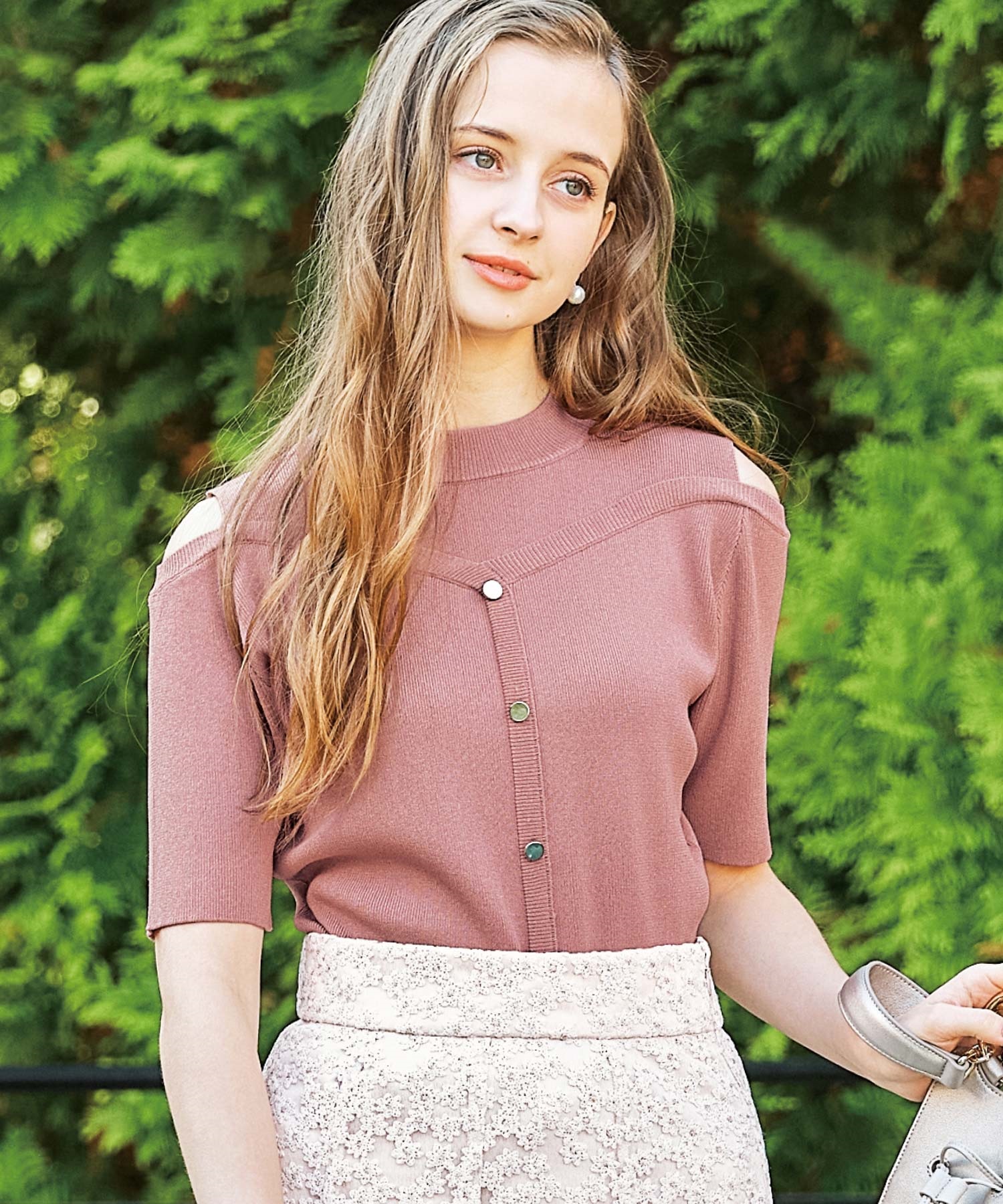 オープンショルダーリブニット | ニット | NOELA OFFICIAL WEB STORE