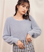Noela - Noela バックフレアシャギーニット ベージュの通販 by