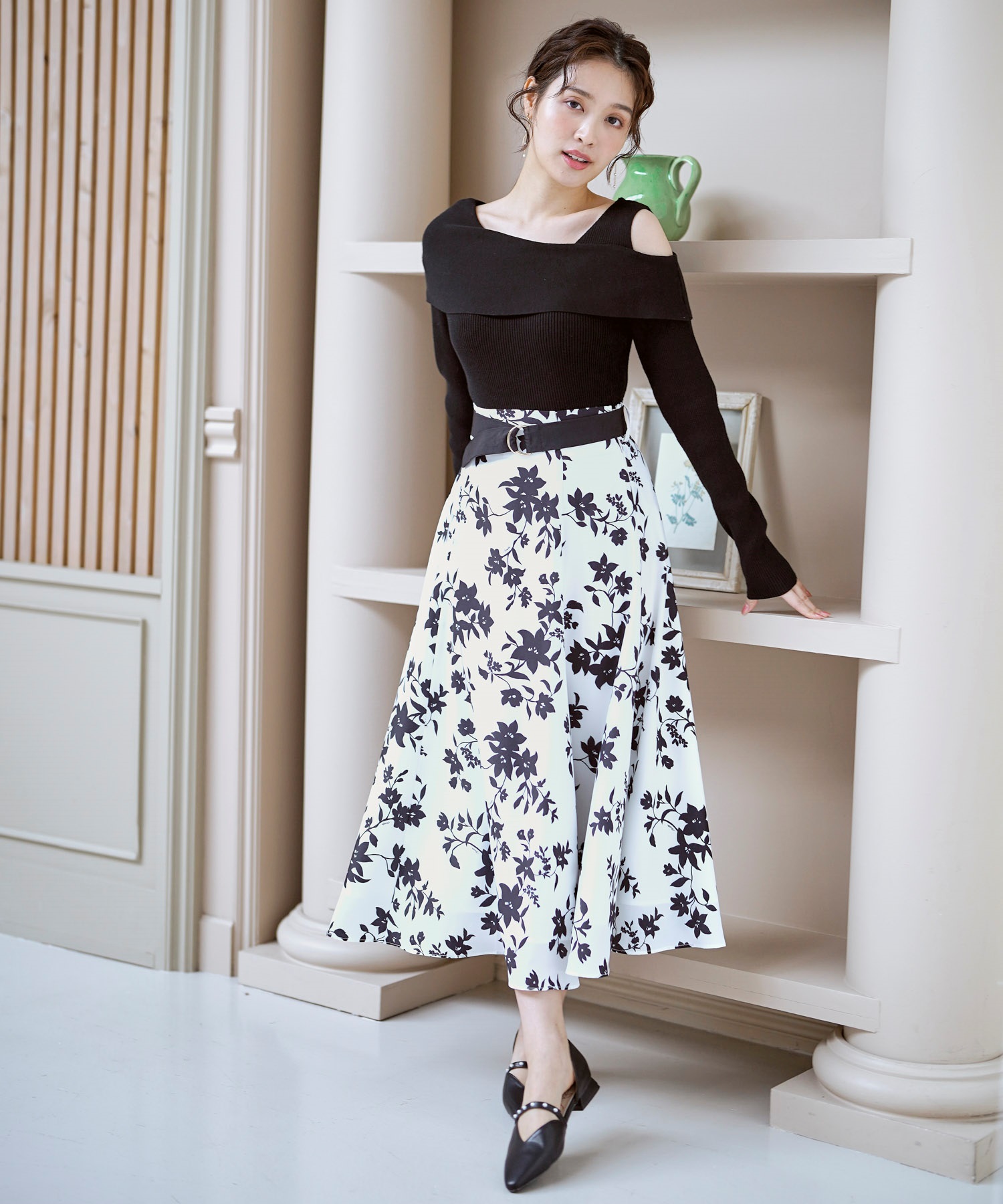 GAP 春夏フレアスカート３枚セット １３０サイズ 花柄 - スカート
