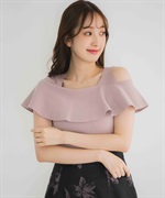 ワンショルフリルニット | ニット | Noela OFFICIAL WEB STORE