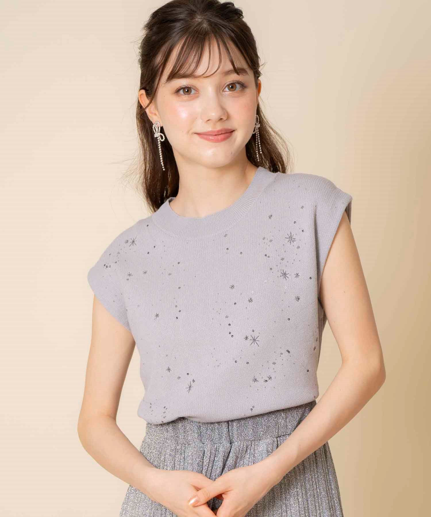 星空スパンコールニット | ニット | Noela OFFICIAL WEB STORE