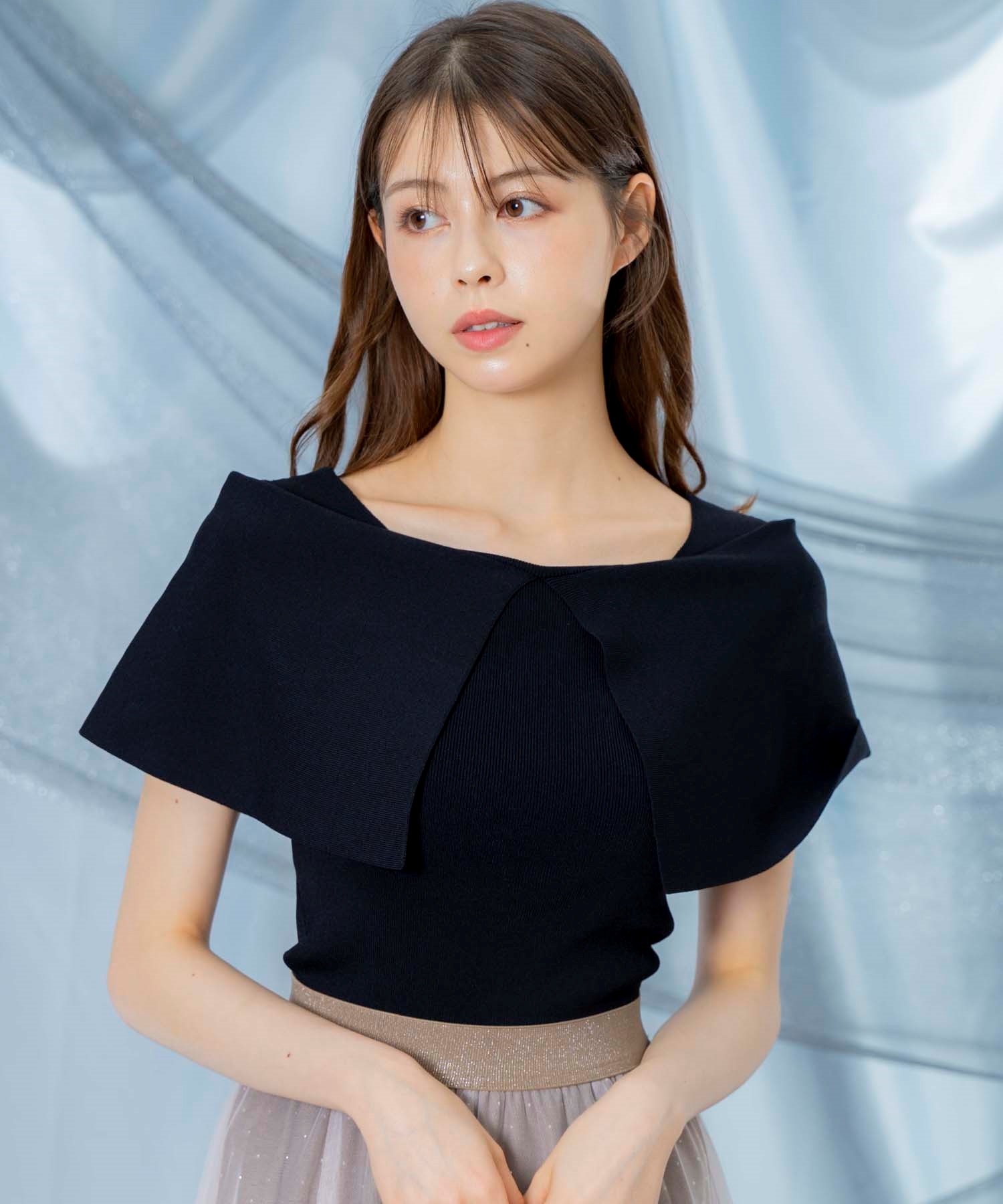 2WAYバーサカラーニット | ニット | Noela OFFICIAL WEB STORE 2WAYバーサカラーニット | ニット | Noela OFFICIAL WEB STORE