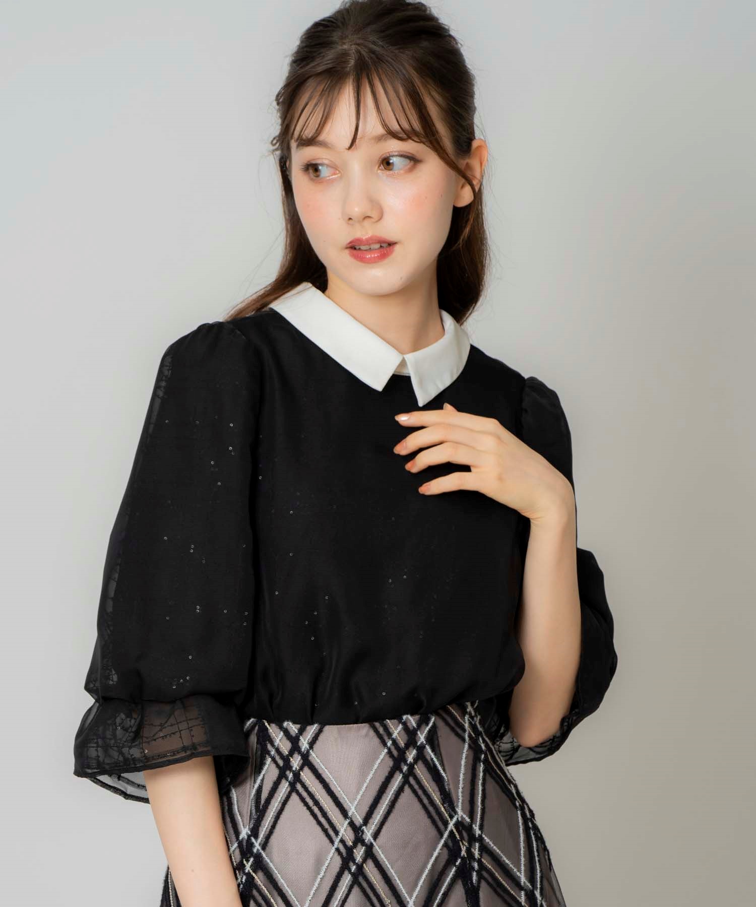 配色カラーブラウス | シャツ・ブラウス | Noela OFFICIAL WEB STORE