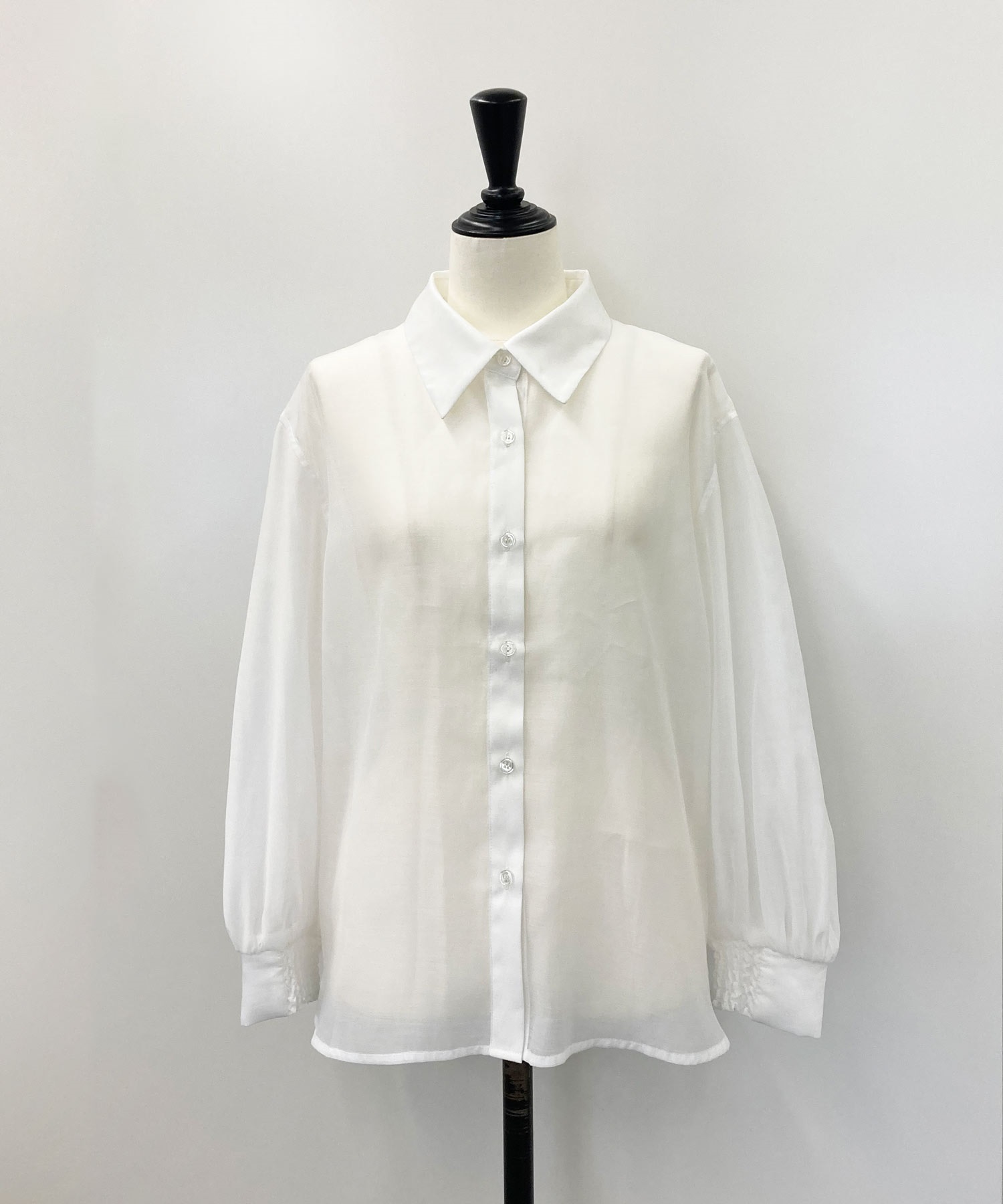 シアーバックレースアップシャツ | シャツ・ブラウス | Noela