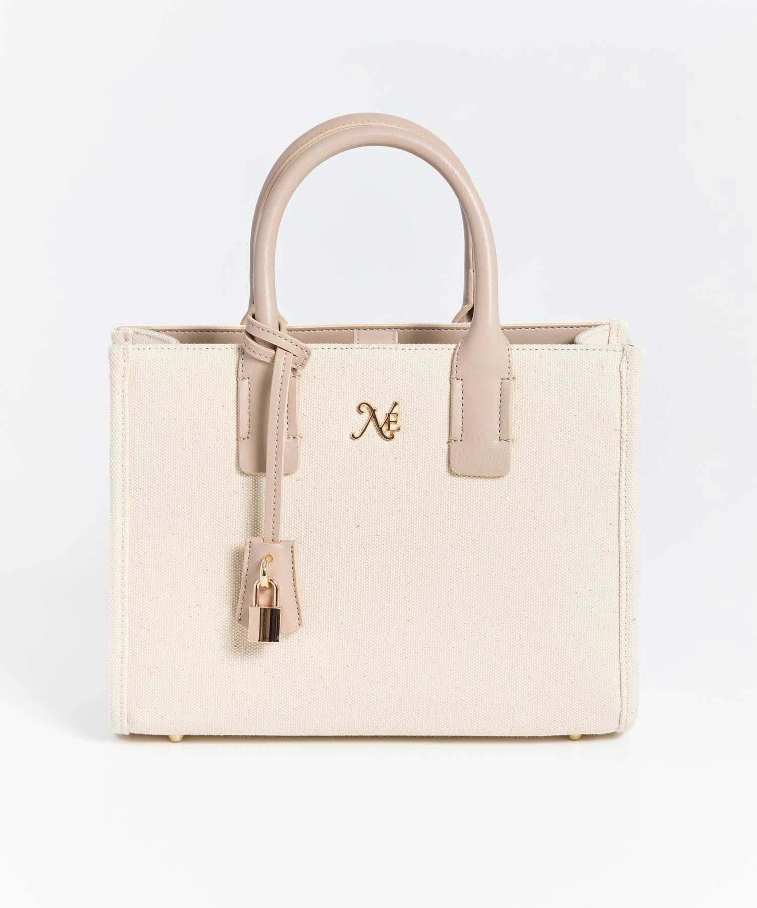 オーガニックコットントートバッグ(82ベージュ-フリー)