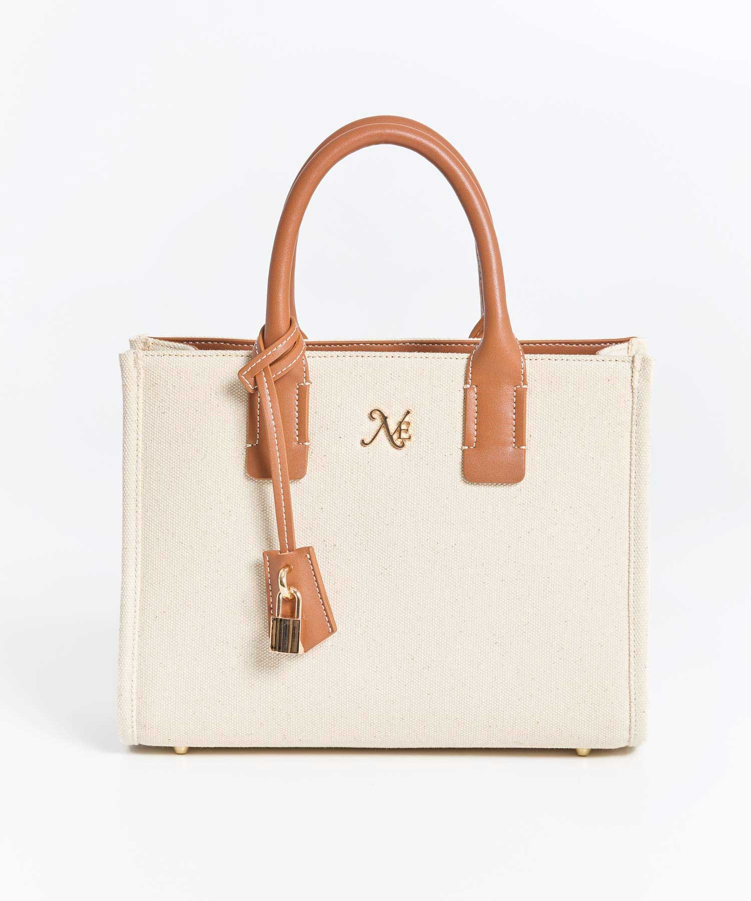 オーガニックコットントートバッグ(83キャメル-フリー)