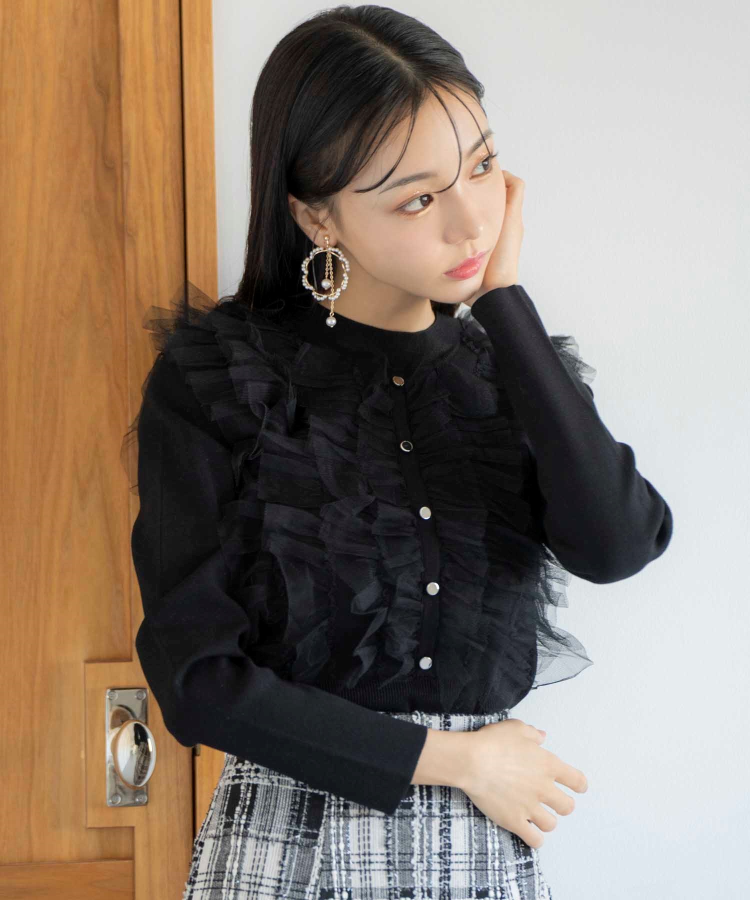 チュールフリルオータムニット | ニット | NOELA OFFICIAL WEB STORE