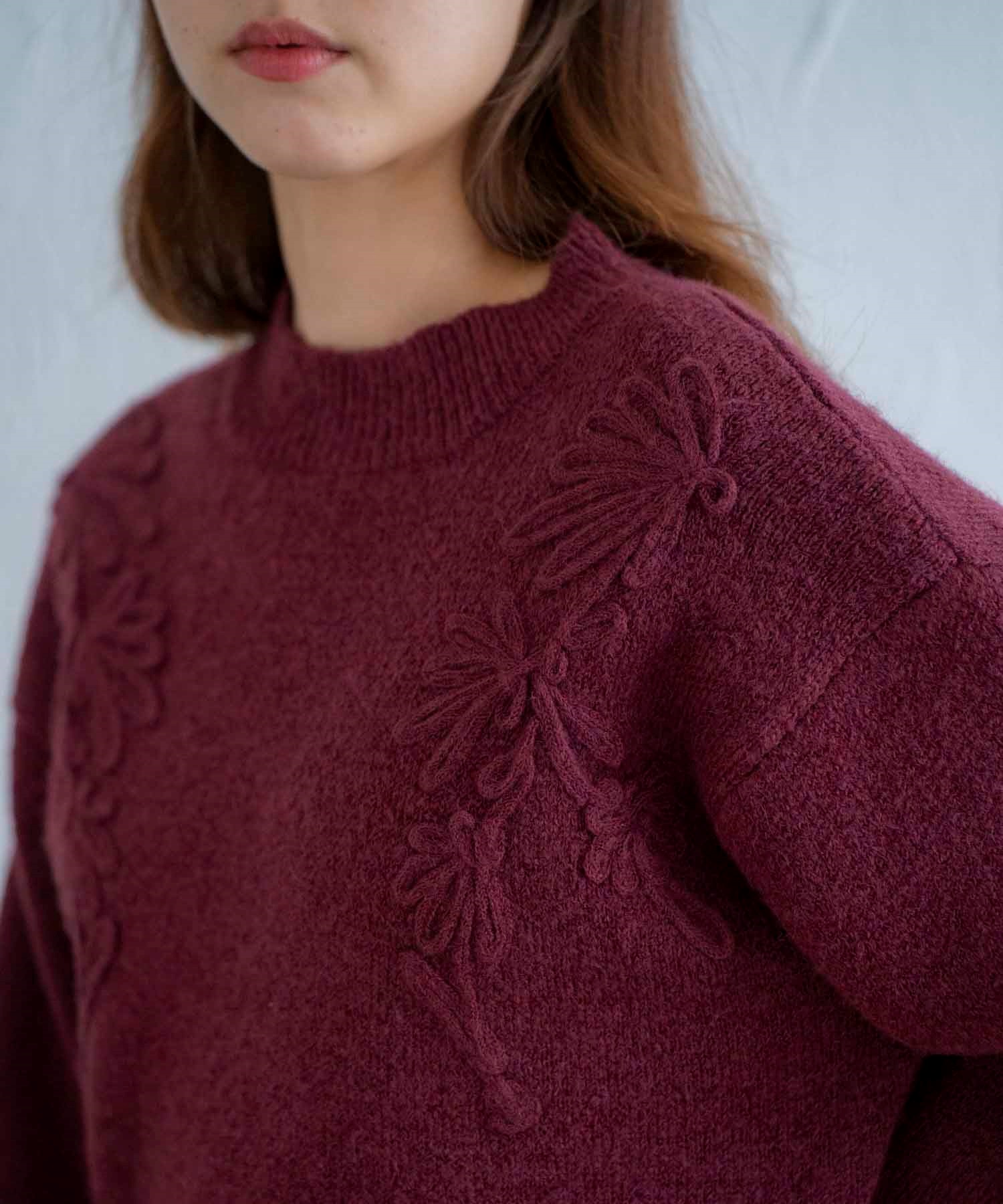 コード刺繍ニット | ニット | Noela OFFICIAL WEB STORE コード刺繍ニット | ニット | Noela OFFICIAL WEB STORE