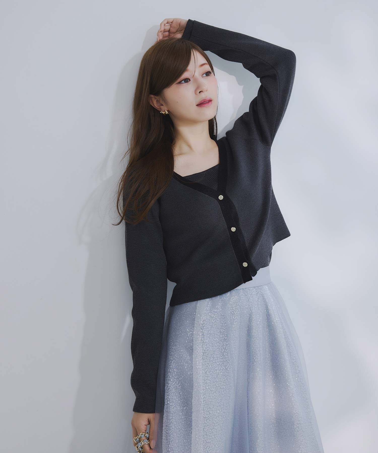ラメカーデニットアンサンブル | ニット | Noela OFFICIAL WEB STORE ラメカーデニットアンサンブル | ニット | Noela OFFICIAL WEB STORE
