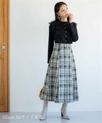Feroux｜ラメチェック フレアスカート | Rakuten Fashion(楽天