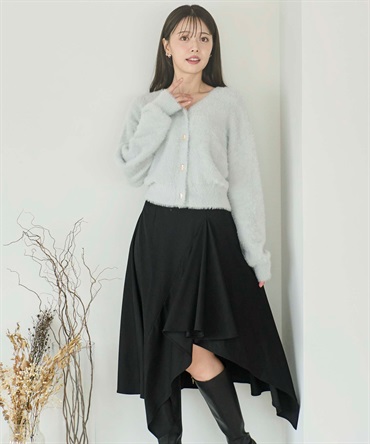 アシメヘムスカート(00ブラック-Ｍ)