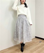 セール】◇フラワーモール刺繍スカート（スカート）｜JILL by