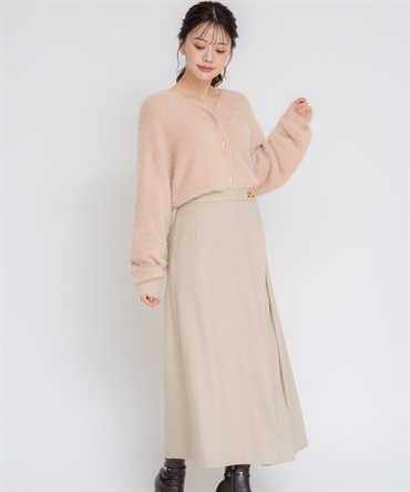 ゴールドポイントタックスカート(82ベージュ-Ｓ)