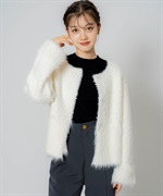 ダイアグラム　ウールコンビ　ジャケット　シャギー　モヘヤ　ウール　切替ホワイト 5464102_01_S.jpg