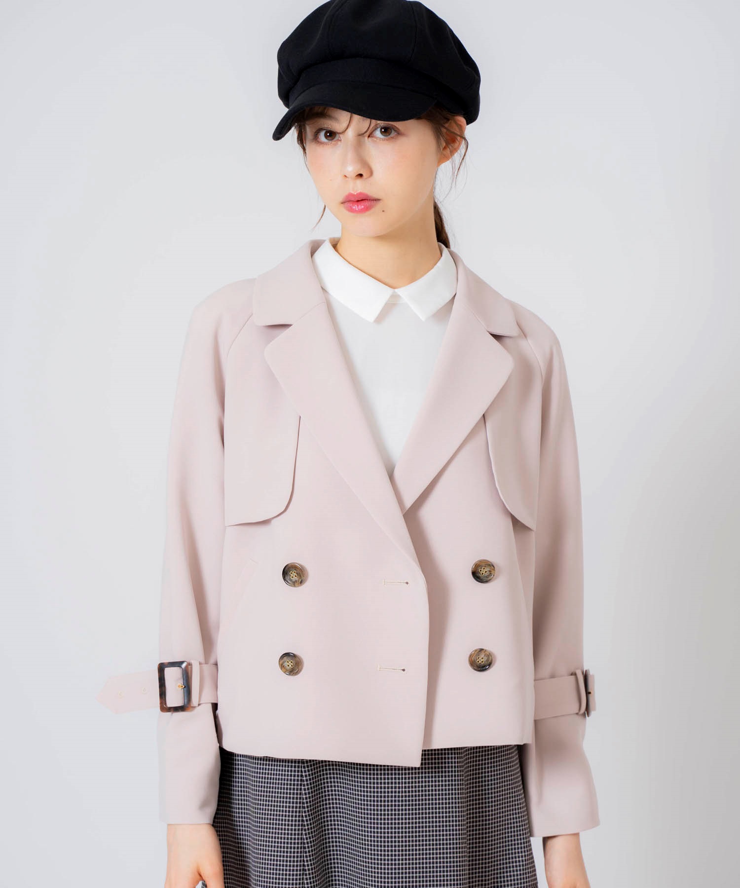 ショートトレンチコート | ジャケット | Noela OFFICIAL WEB STORE ショートトレンチコート | ジャケット | Noela OFFICIAL WEB STORE