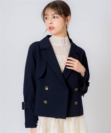 ショートトレンチコート | ジャケット | Noela OFFICIAL WEB STORE ショートトレンチコート | ジャケット | Noela OFFICIAL WEB STORE