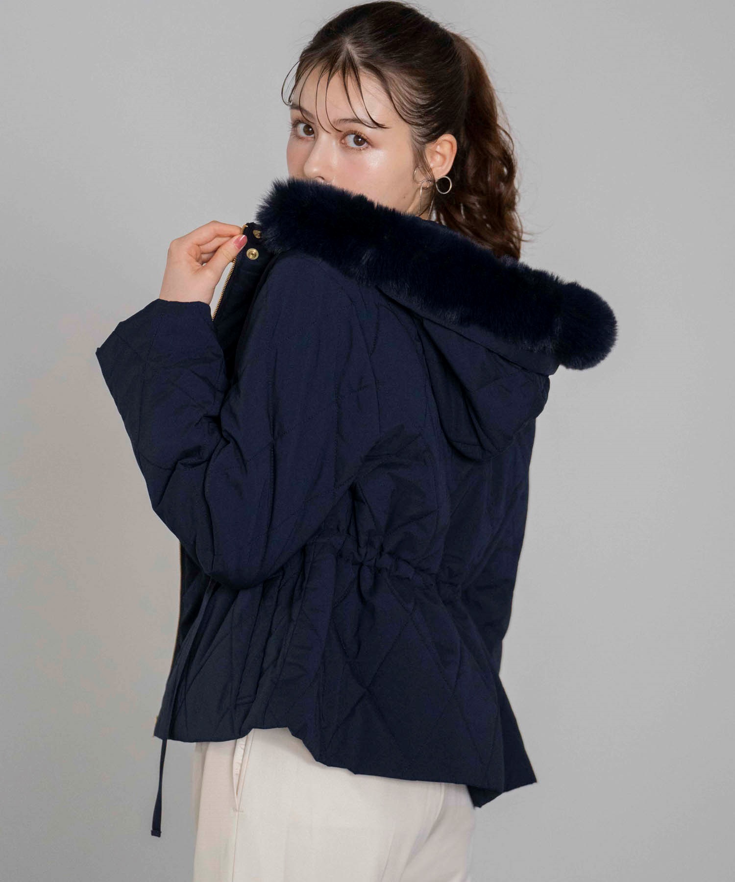 ドロスト中綿コート | コート | Noela OFFICIAL WEB STORE ドロスト中綿コート | コート | Noela OFFICIAL WEB STORE