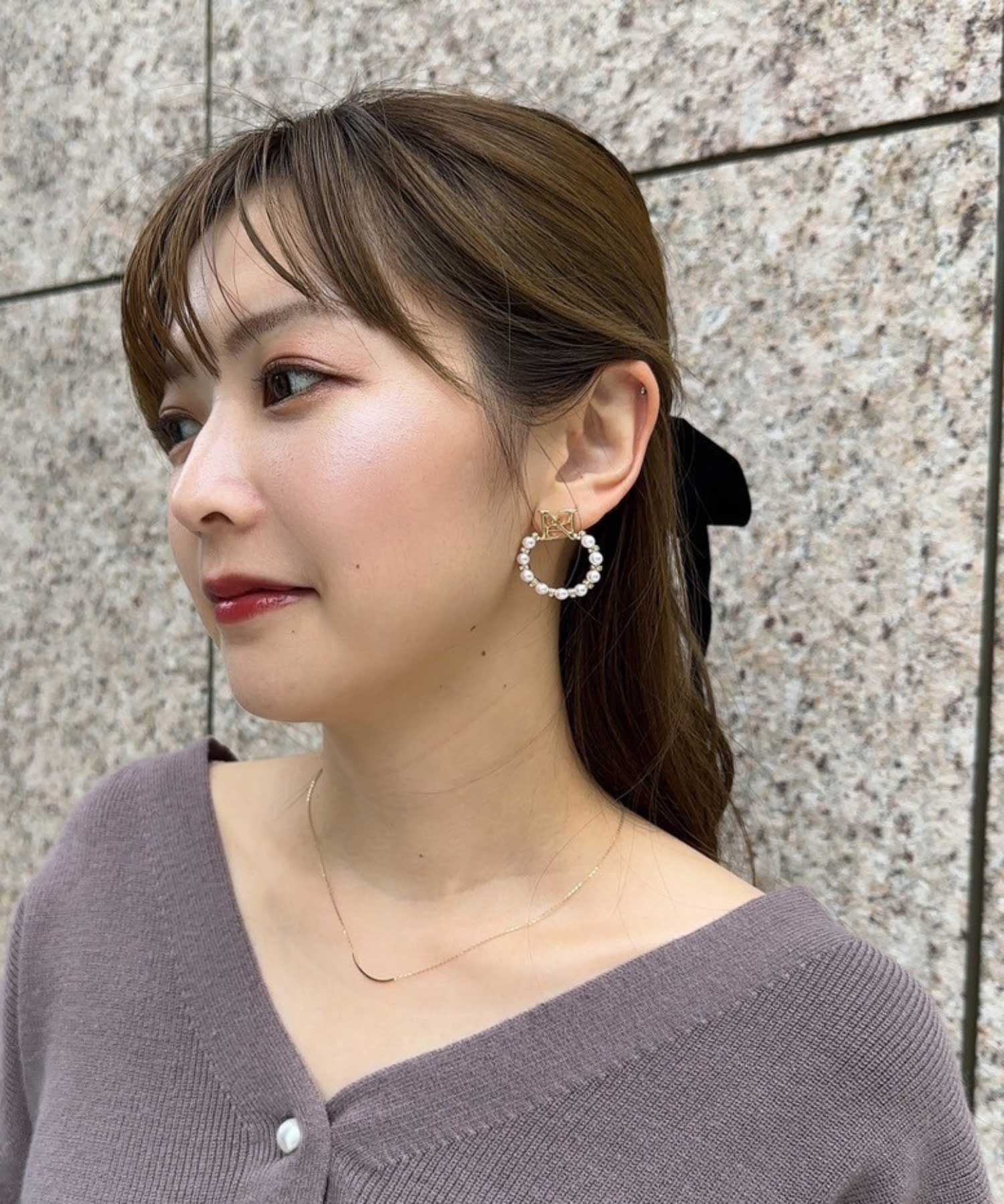ロゴピアス(50ゴールド-フリー)