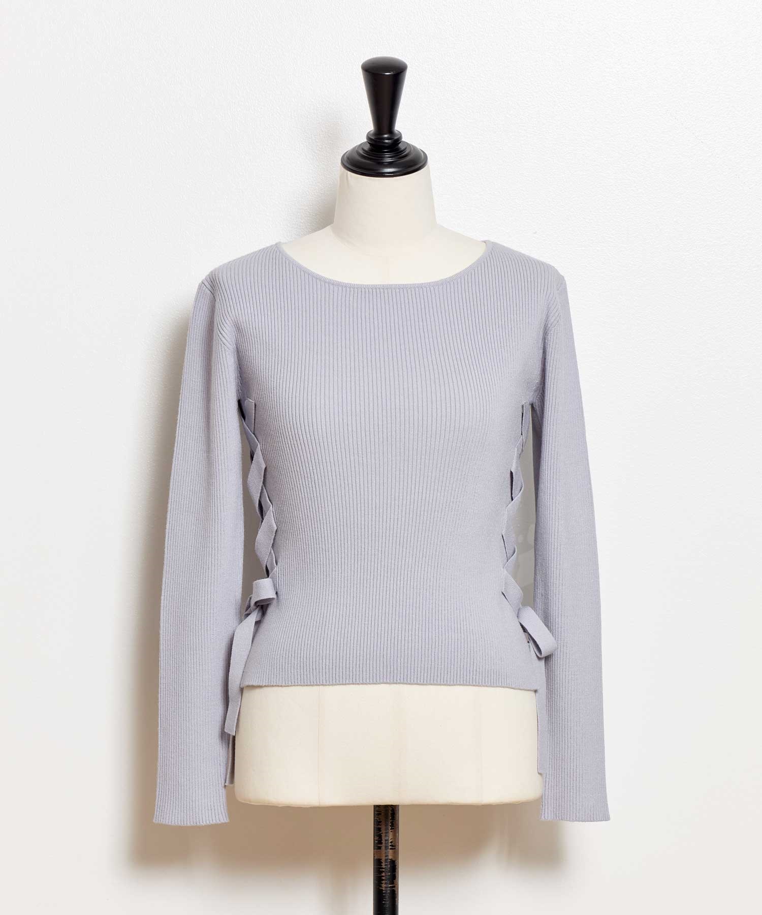 サイドレースアップニット | ニット | Noela OFFICIAL WEB STORE サイドレースアップニット | ニット | Noela OFFICIAL WEB STORE