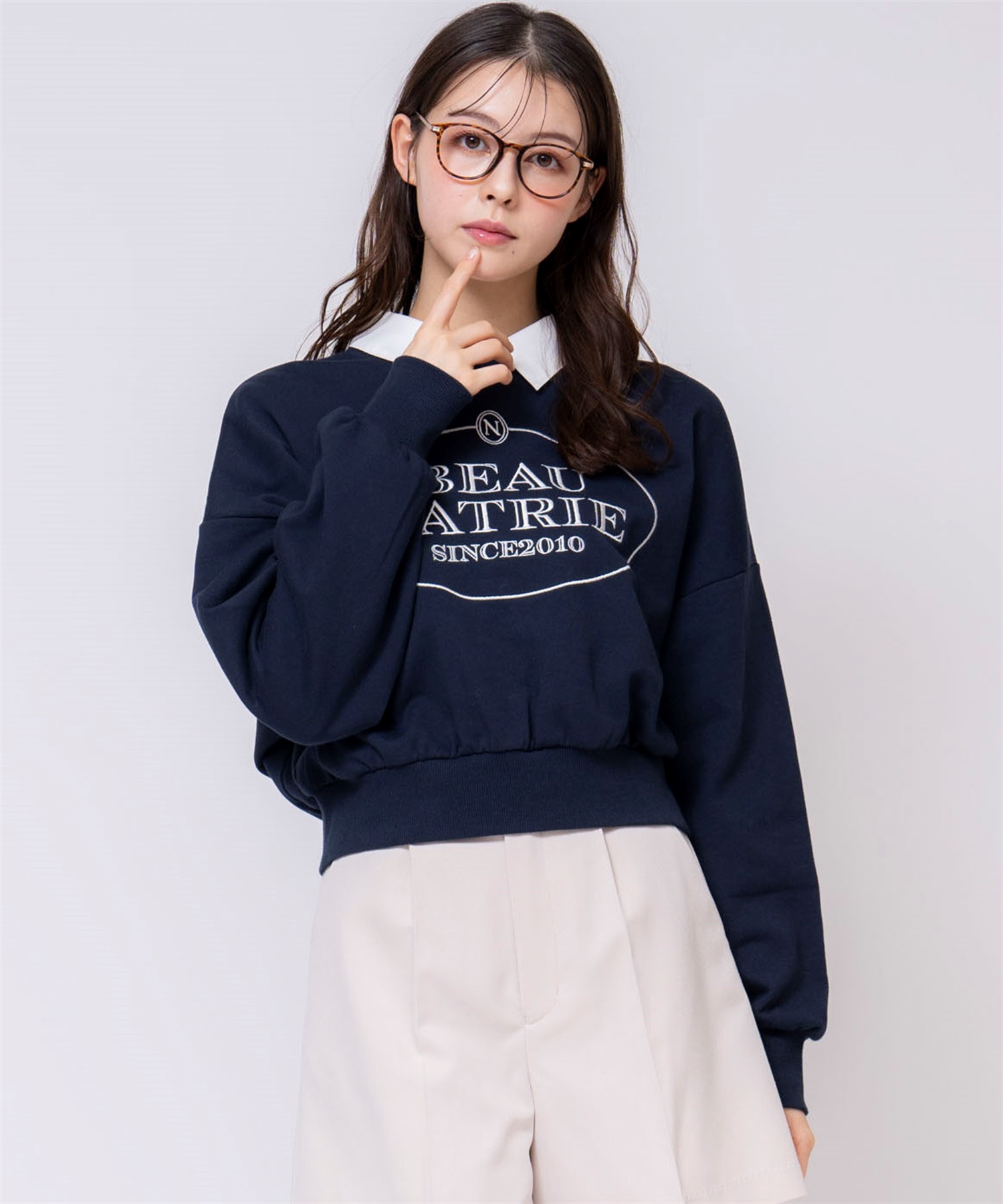 ロゴスウェット(70ネイビー-フリー)