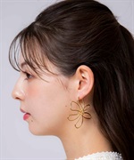 ワイヤーフラワーピアス | ピアス | Noela OFFICIAL WEB STORE
