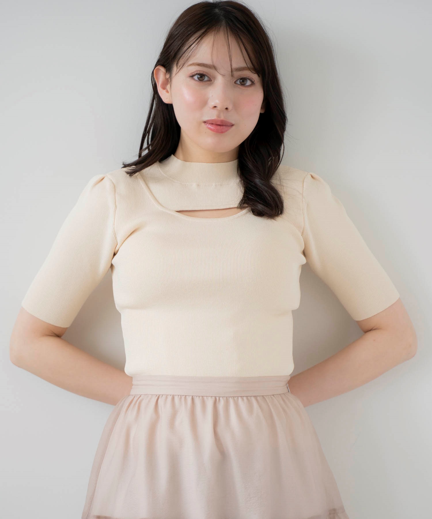 ２ＷＡＹオープンニット(51イエロー-フリー)
