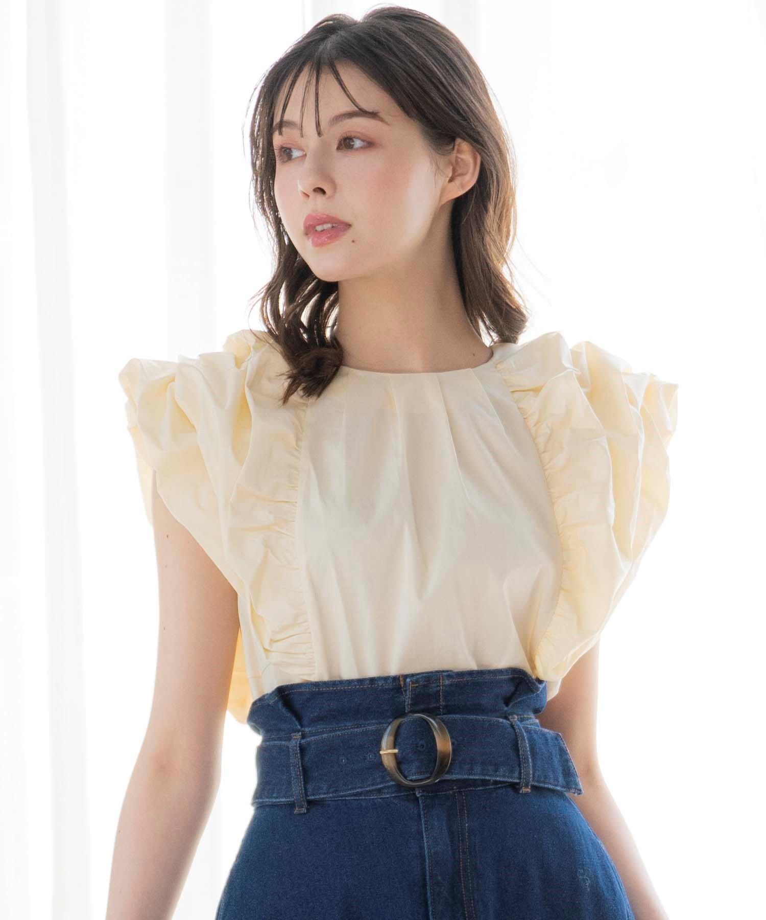 バルーンスリーブブラウス