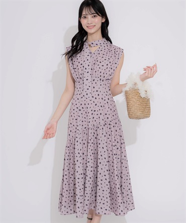 ハートドット刺繍ギンガムワンピース【期間限定価格】 | outlet