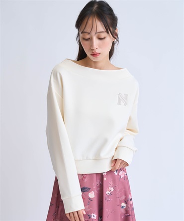 【予約】フェルト刺繍ロゴポンチトップス