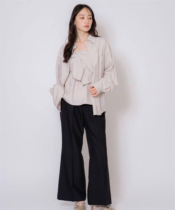 ベーシックフレアパンツ