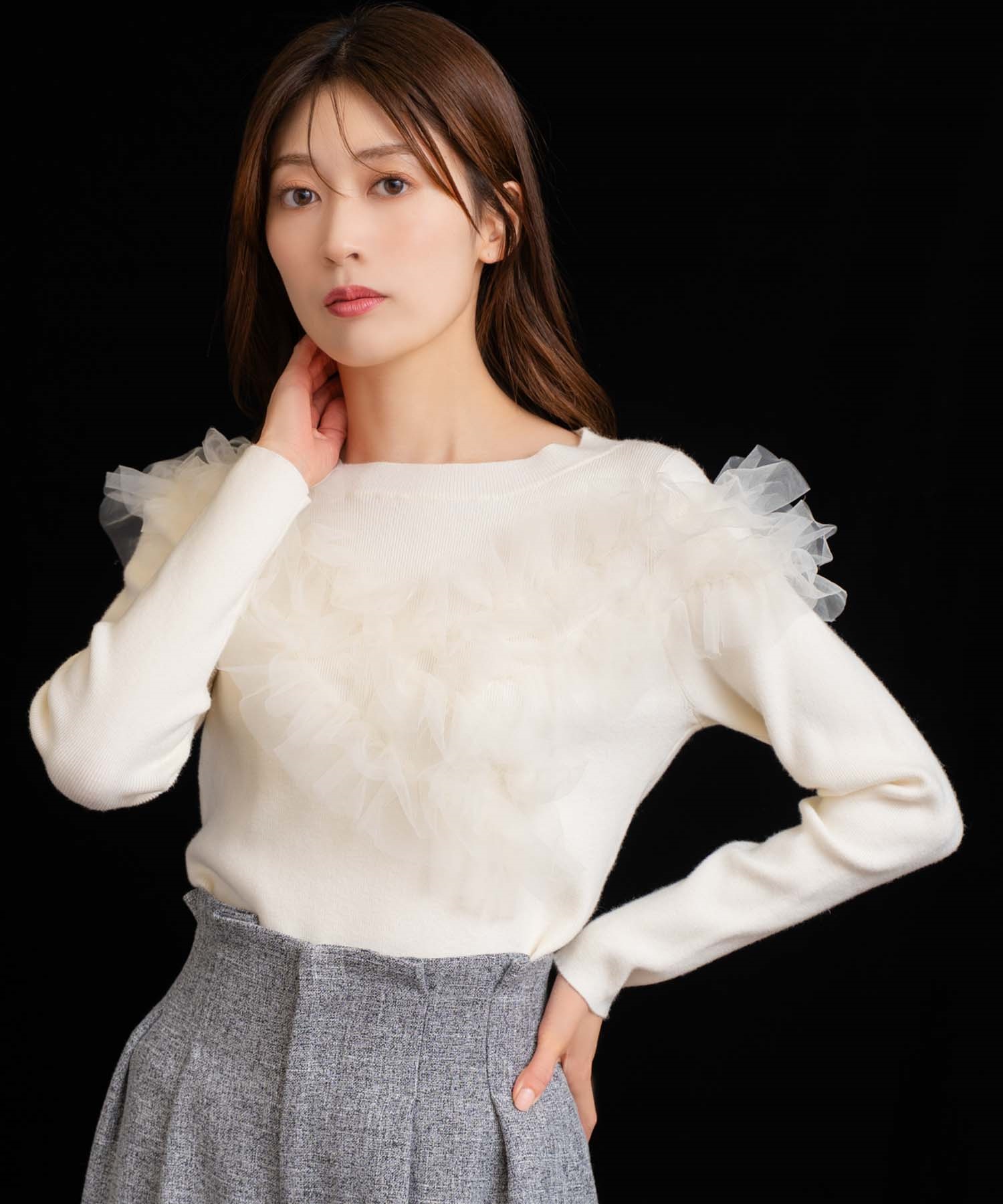 レースアップニットトップス | ニット | NOELA OFFICIAL WEB STORE