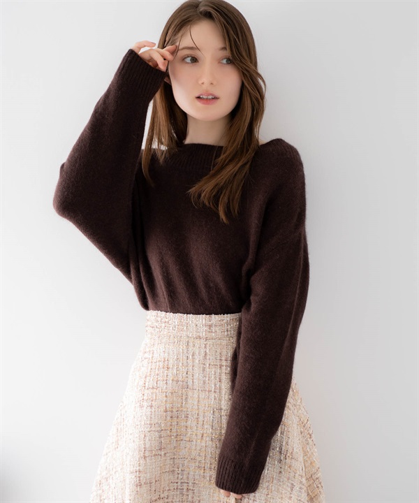 ２ＷＡＹアンゴララクーン混ニット