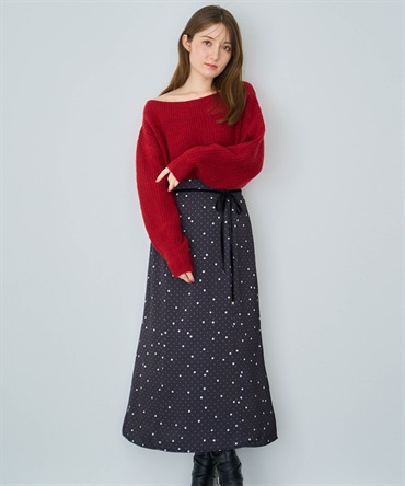 【予約】アソートサテンナロースカート(00ブラック-Ｓ-11月下旬ごろのお届け)