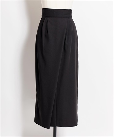 【販路限定】ナローロングスカート(00ブラック-Ｓ)