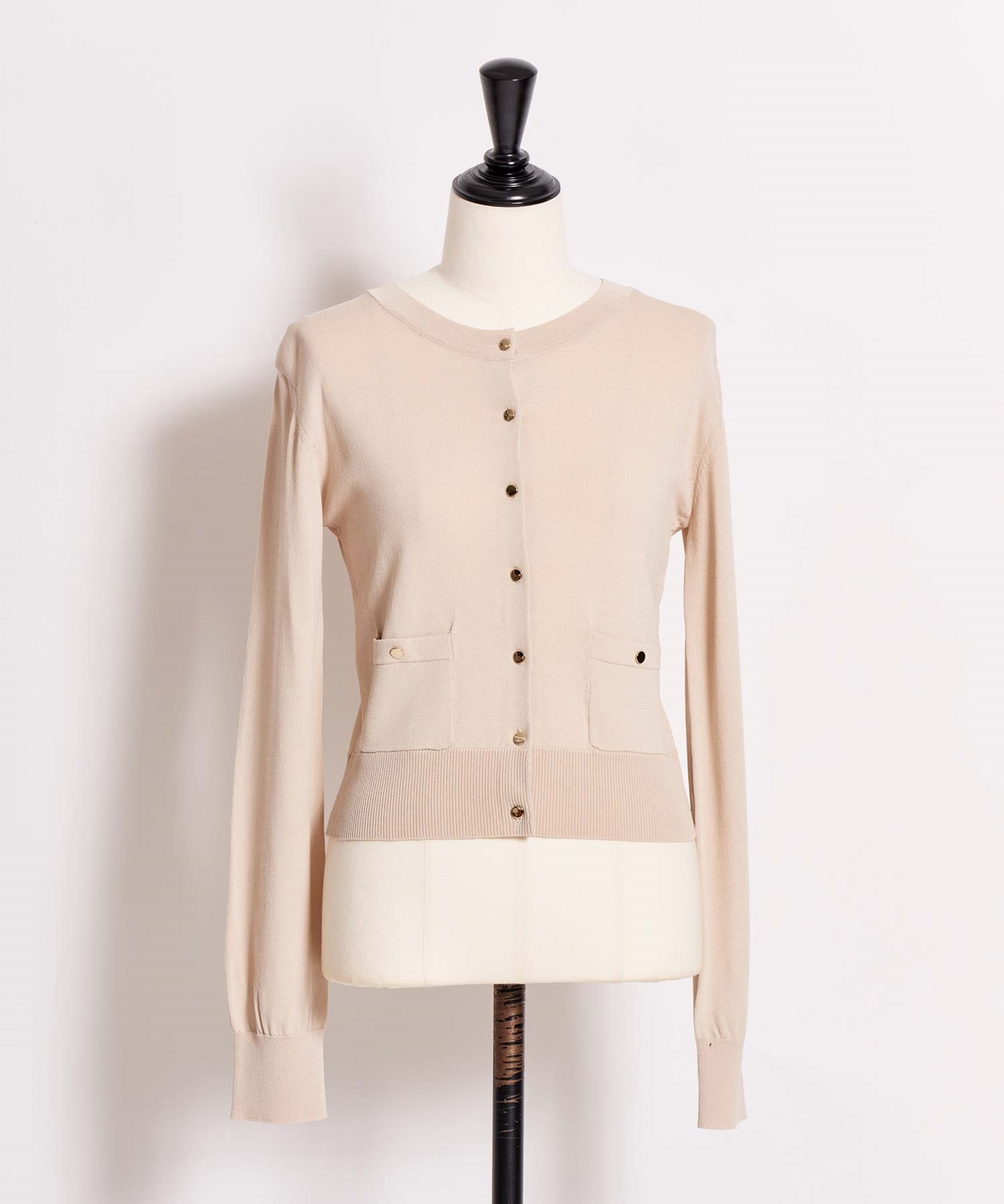 【予約】アウトポケットＵＶニットカーディガン(82ベージュ-フリー-3月下旬ごろのお届け)