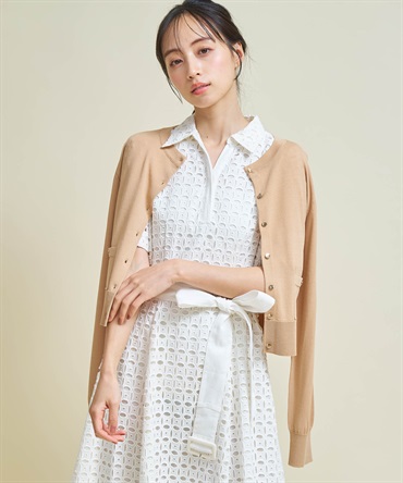 【予約】アウトポケットＵＶニットカーディガン