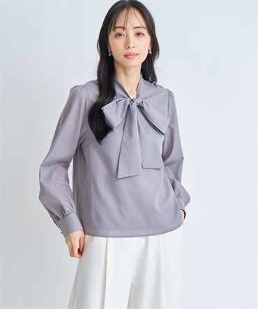 【予約】ビッグボウタイブラウス