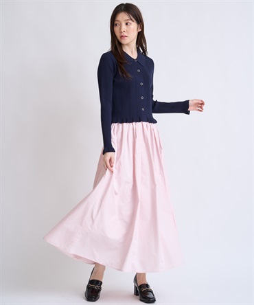 【予約】アソートギャザーフレアスカート(32ピンク-Ｍ-2月下旬ごろのお届け)