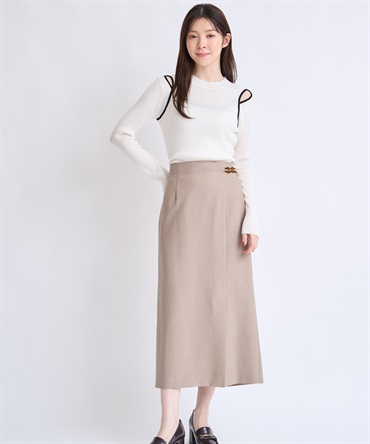 【予約】パーツデザインペンシルスカート