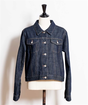【予約】デニムジャケット(73インディゴ-フリー-2月下旬ごろのお届け)