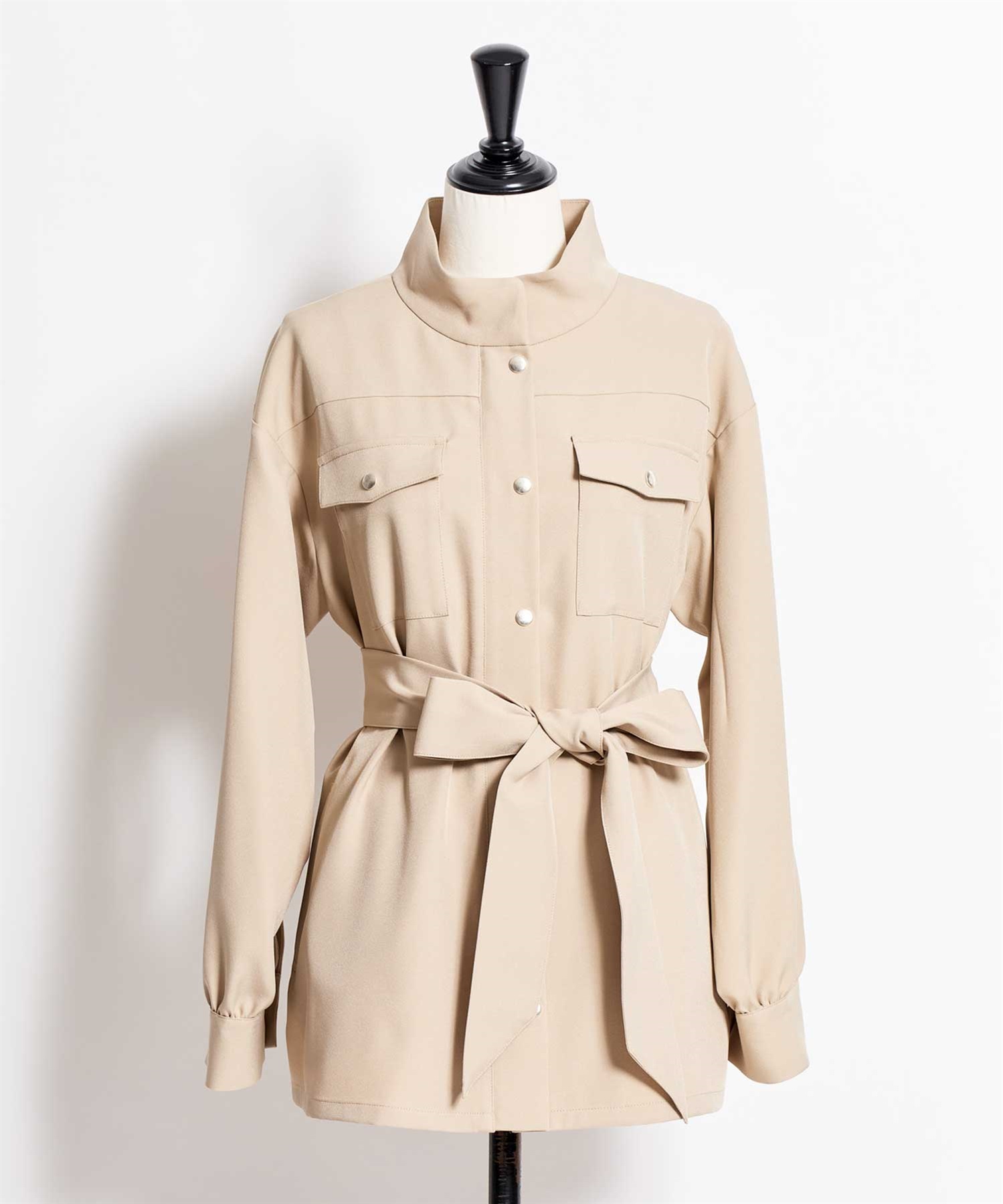 【予約】ワークディテールジャケット(82ベージュ-Ｓ-2月下旬ごろのお届け)