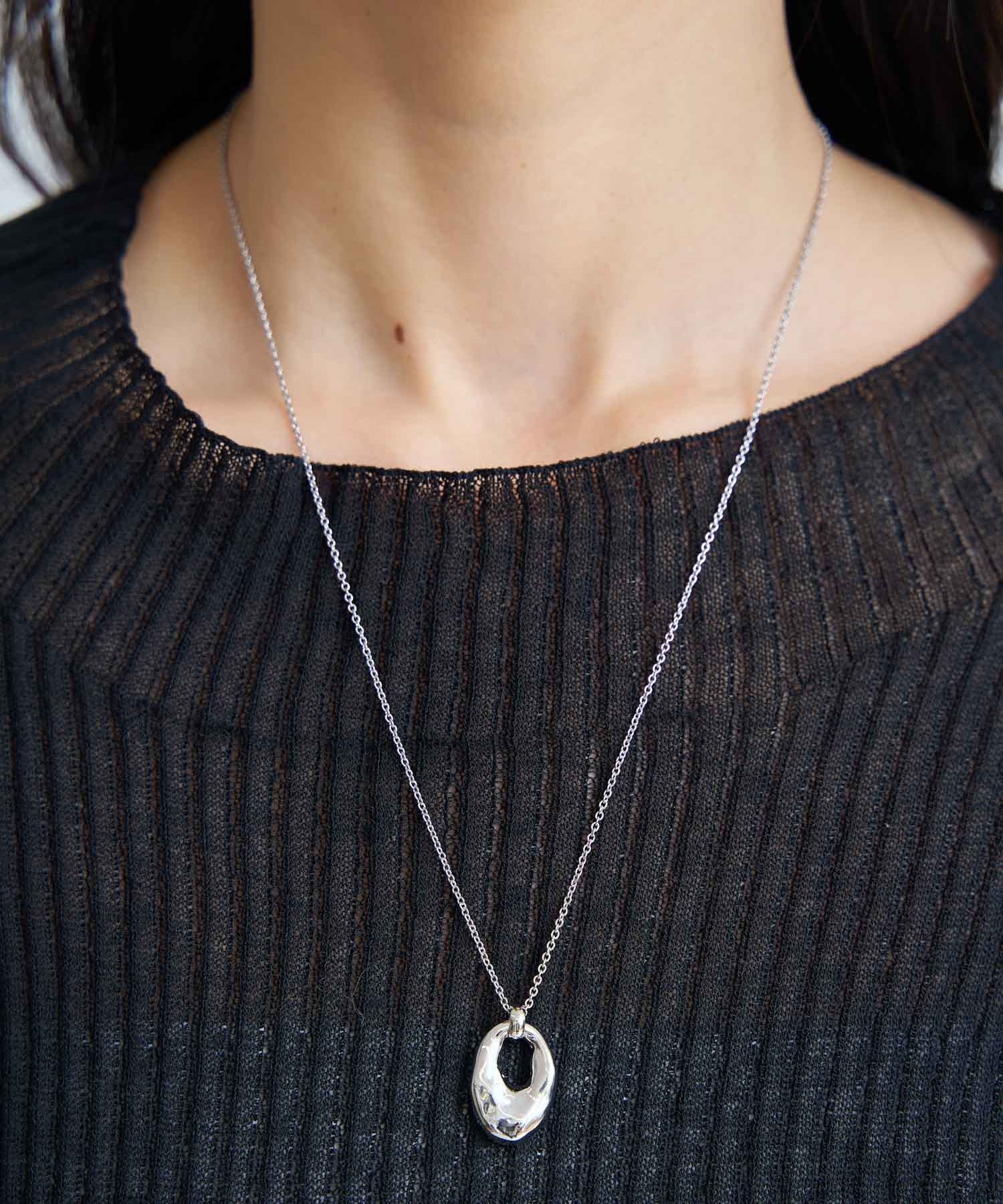 【予約】ニュアンスデザインネックレス(13シルバー-フリー-2月下旬ごろのお届け)