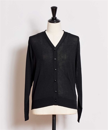 ベーシックニットカーディガン(00ブラック-フリー)