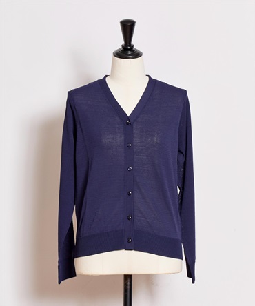 ベーシックニットカーディガン(70ネイビー-フリー)