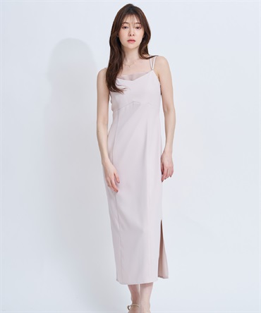 【予約】シアーレイヤーキャミワンピース