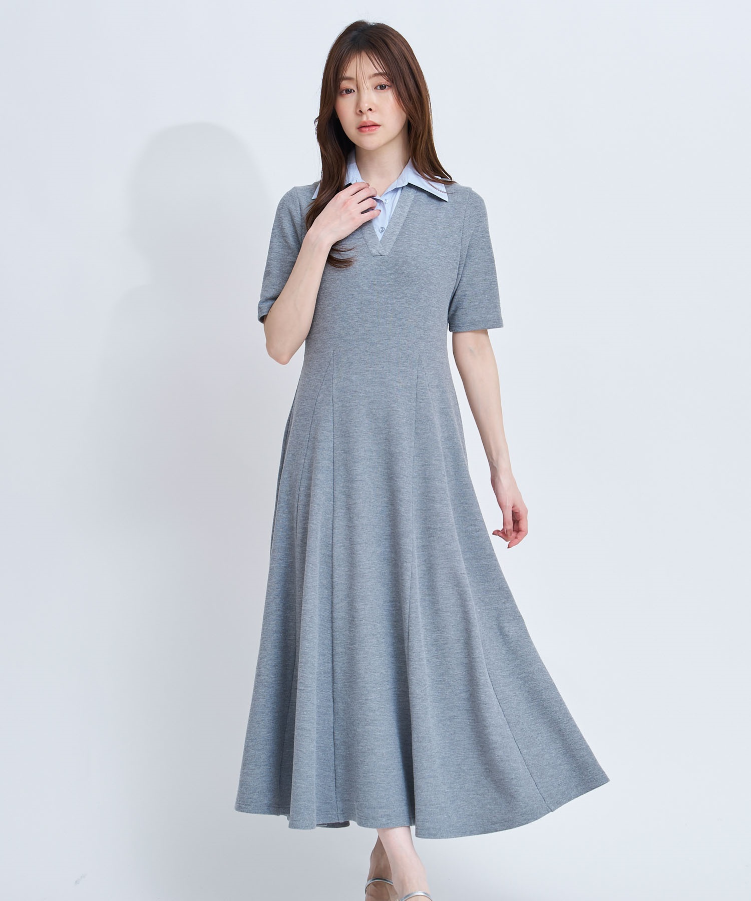 【予約】ポロカットソーワンピース