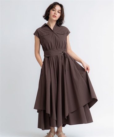 【予約】サファリシャツワンピース