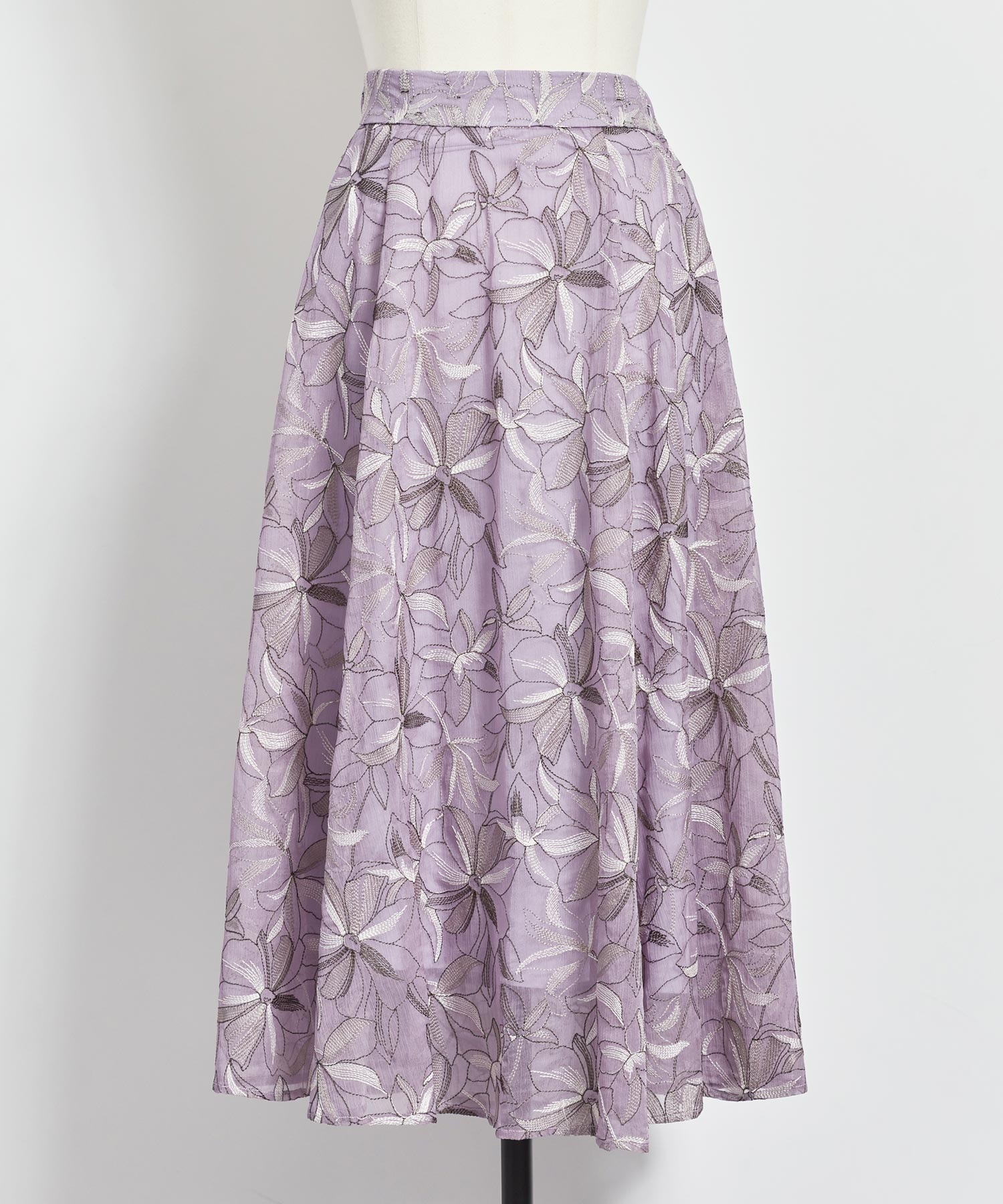 楊柳刺繍スカート | フレアスカート | Noela OFFICIAL WEB STORE