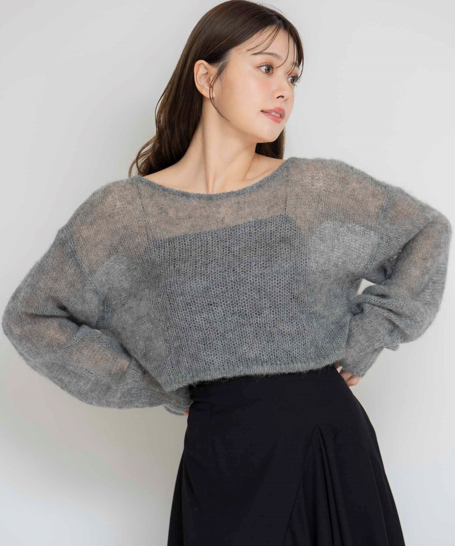 【新品 未使用 お値下げ中】美人百花掲載　Noela ニット 新品 未使用 お値下げ中】Noela ノエラ 花柄ロングスカート 美人